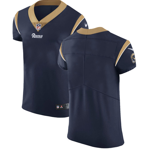 Nike Rams Blank Navy Blue Team Color Men's Stitched NFL Vapor Untouchable Elite Jersey - Click Image to Close